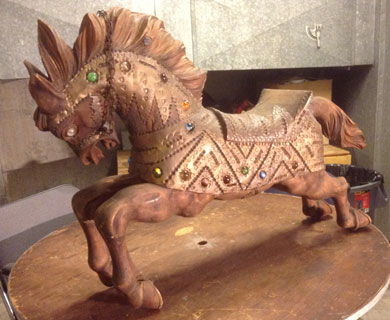 Mexican carousel horse