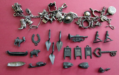 Charm bracelet and loose charms