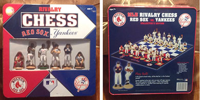 Red Sox vs Yankees Rivalry Chess set