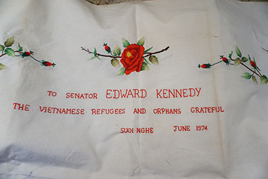 Senator Kennedy tablecloth