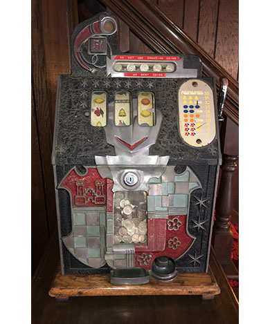 5-cent Mills Castle front slot machine