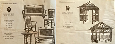 Old Hickory furniture catalog pages