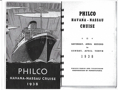 Philco Havana-Nassau Cruise booklet